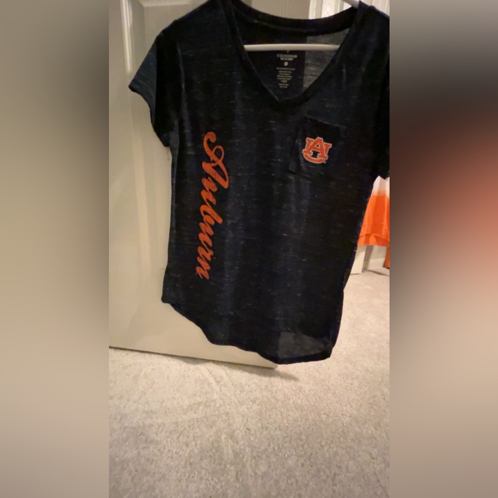 V neck Auburn shirt
